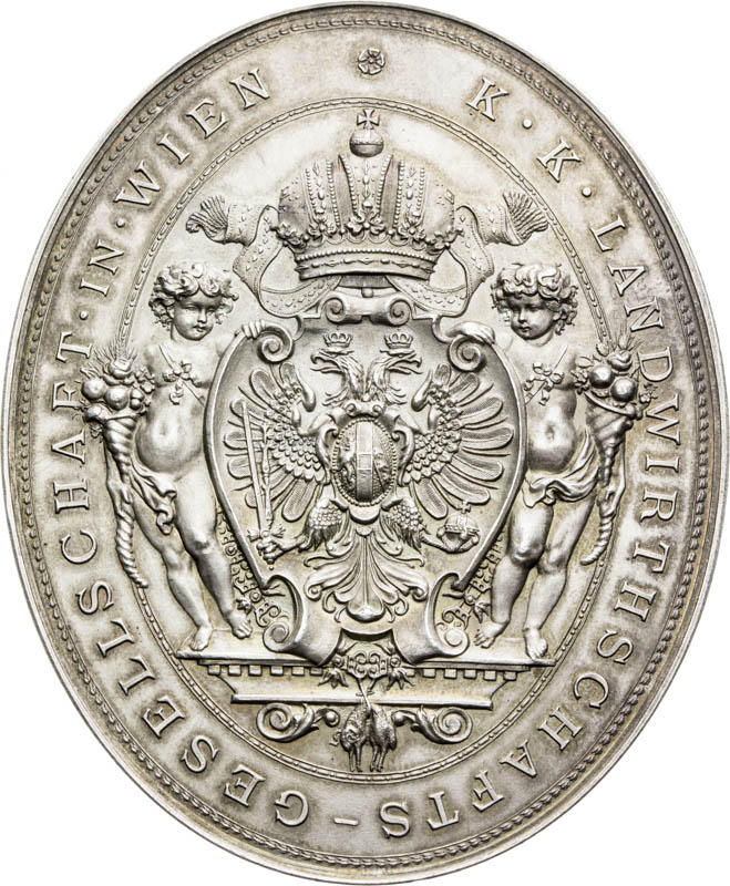 Silver medal 1890 - front