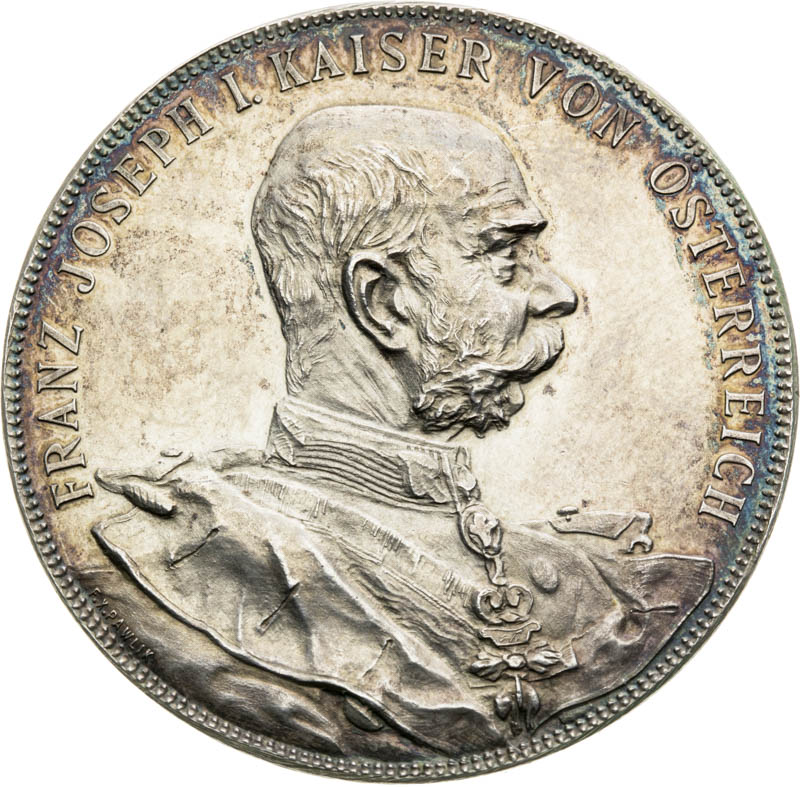 Silver medal 1896 - front