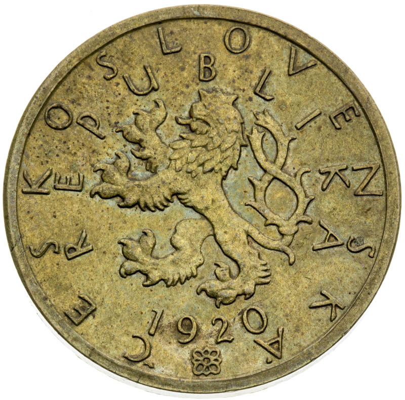 5 Stotin 1920 (Pattern strike) - back