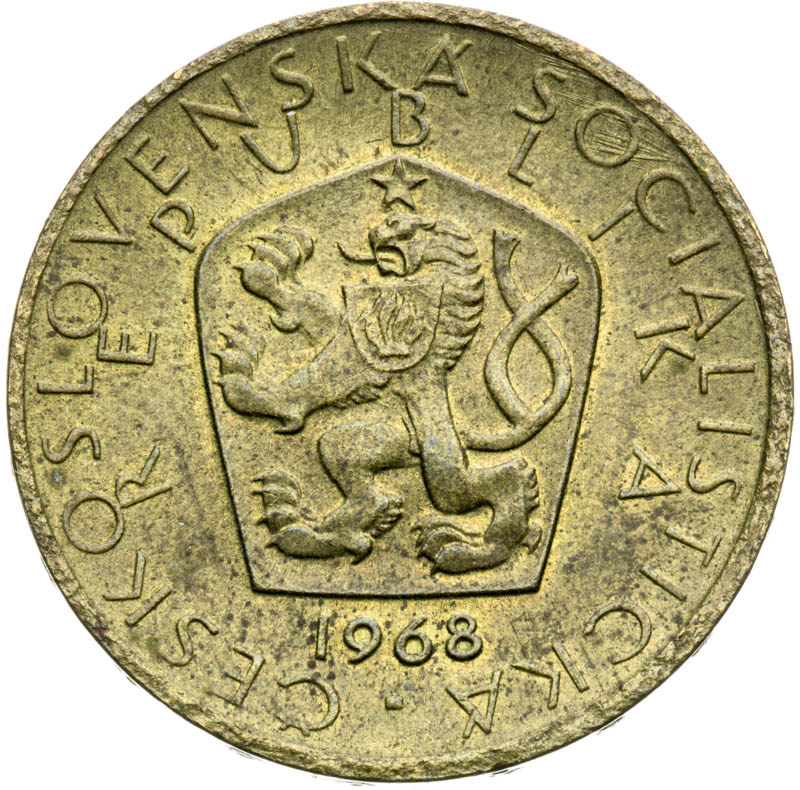 5 Korun 1968 (Pattern strike) - front
