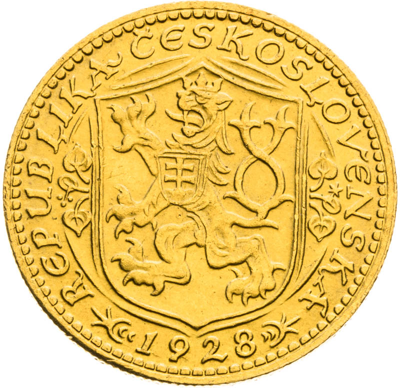 Ducat 1928 - back