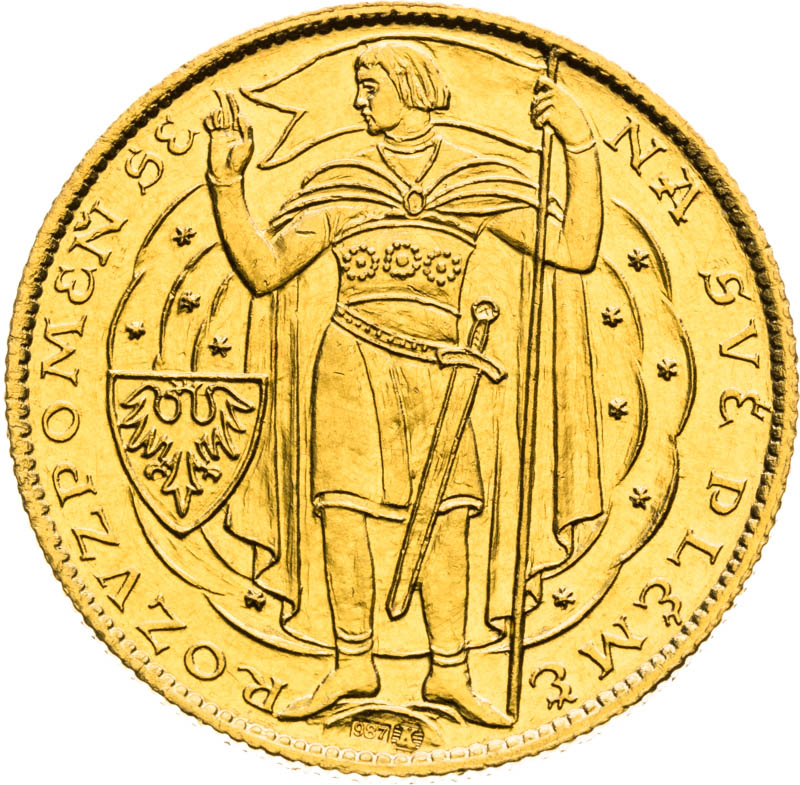 Gold Medal 1929 (3 Ducats) - front