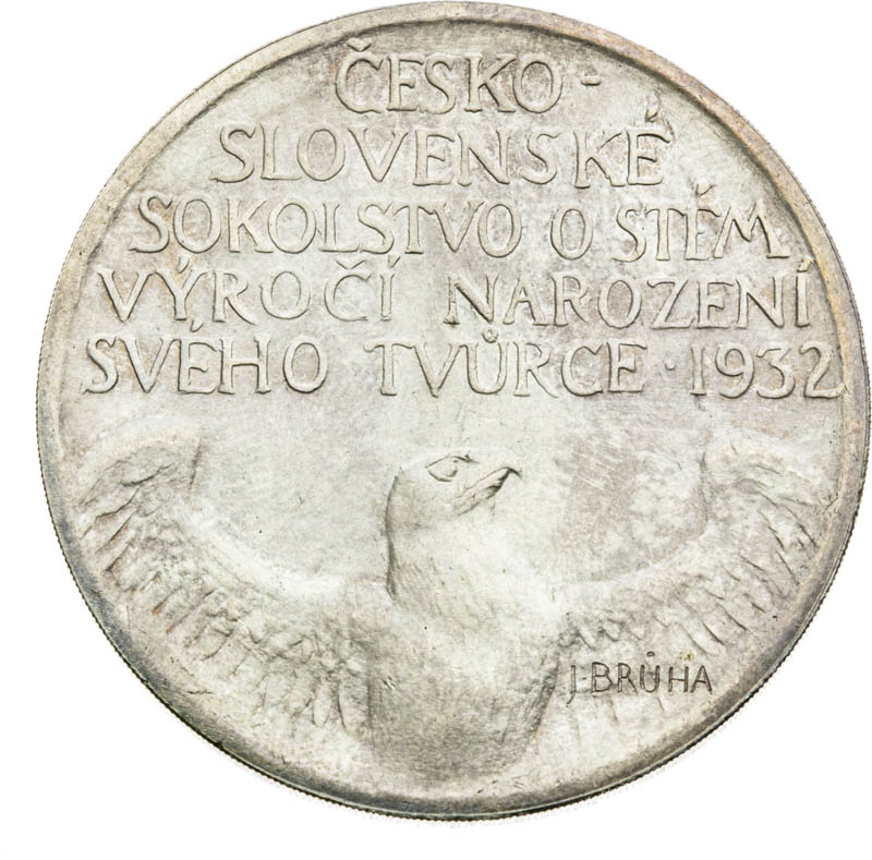 Silver medal 1932 - back
