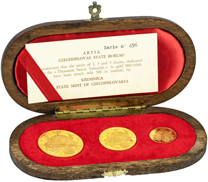 Set of gold medals 1972 (3 pcs) - front