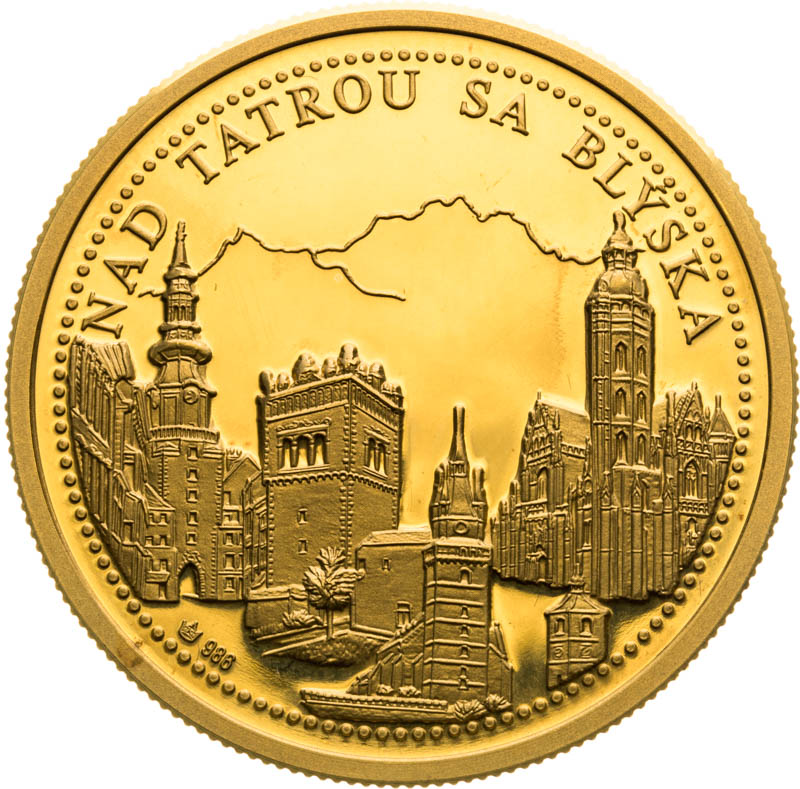 Gold medal 1993 (5 Ducats) - back