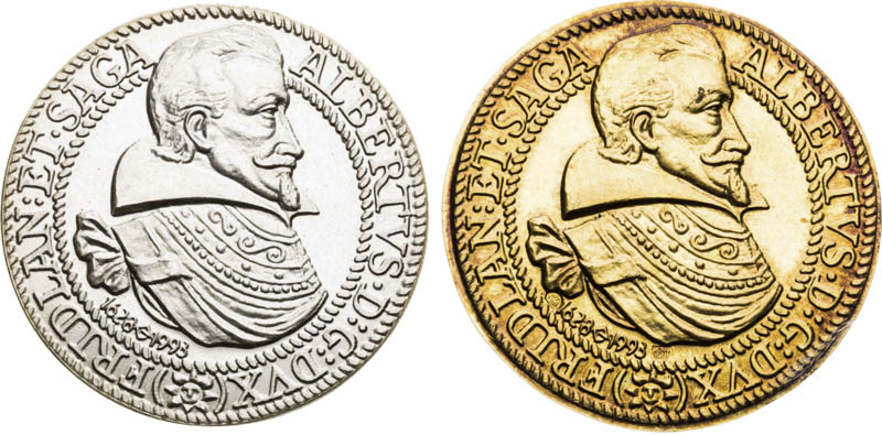 Gold and Silver Medals 1993 (2 pcs) - front