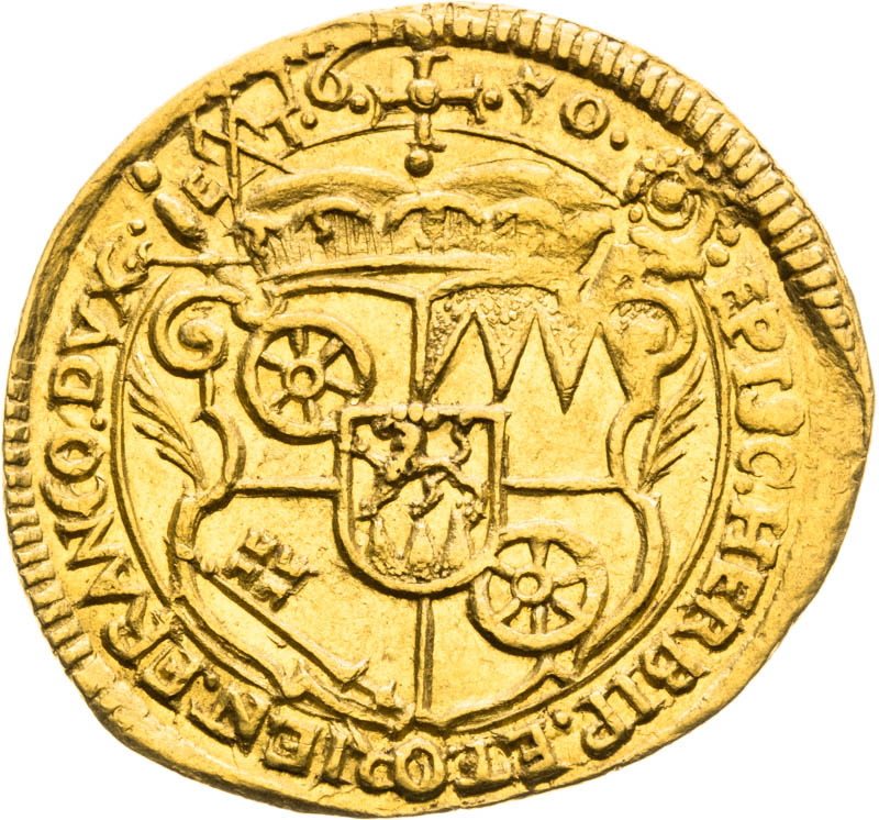 Ducat 1650 - back