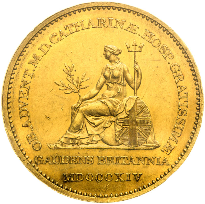 Gold medal 1814 - back