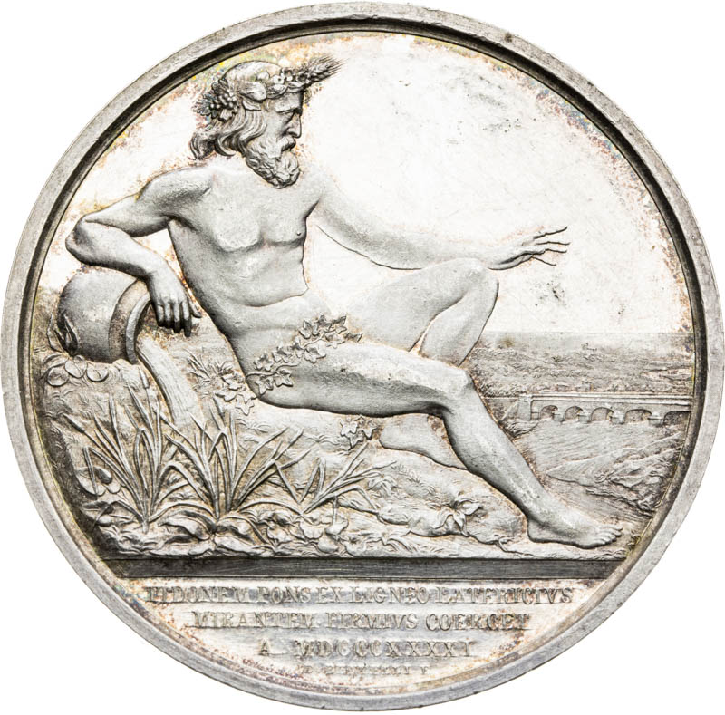 Stříbrná medaile 1841 - revers