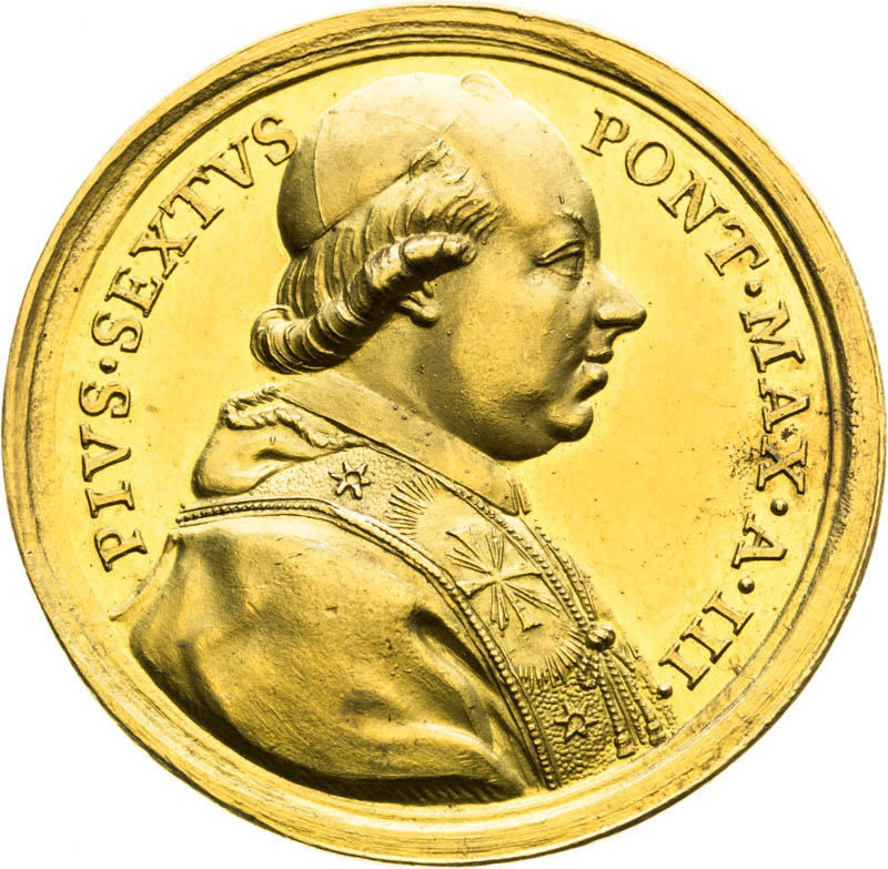 Zlatá medaile Anno III (1777) - avers