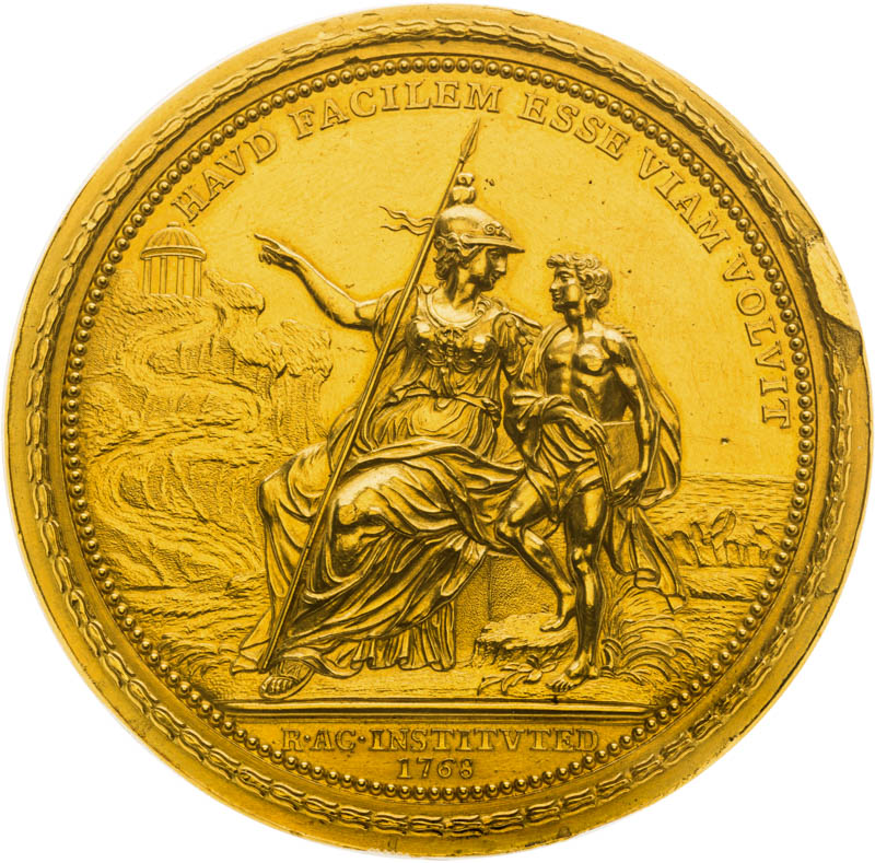 Gold medal 1768 (1803) - back