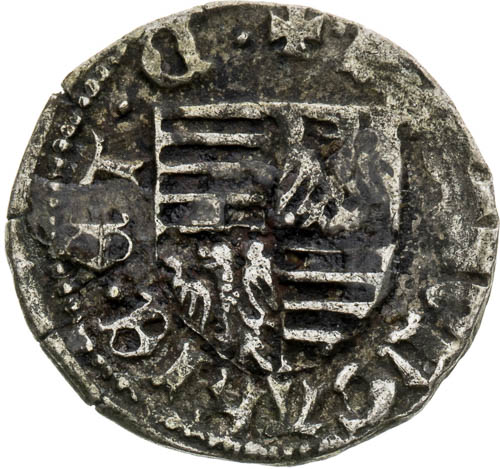 Denár (1390-1427) - avers