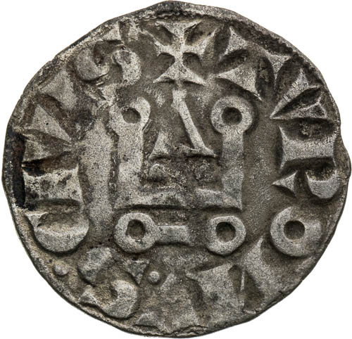 Obol tournoi (1285–1314) - avers