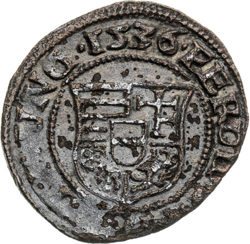 Denar 1536 - front