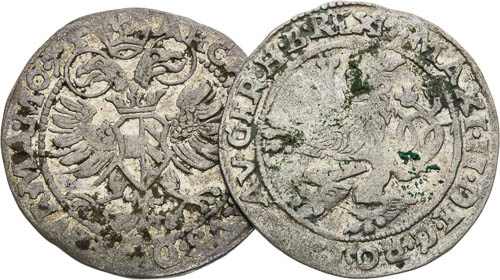 Bílý groš 1575, 1576 (2 ks) - reverz
