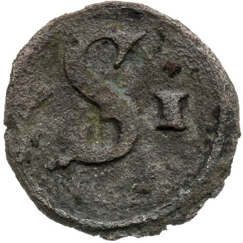 Haléř 1571 - revers
