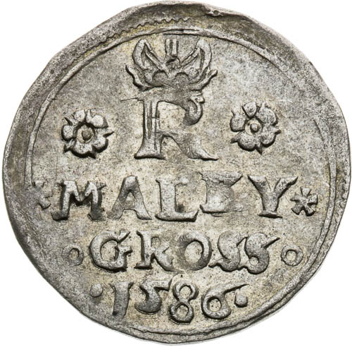 Malý groš 1586 - reverz
