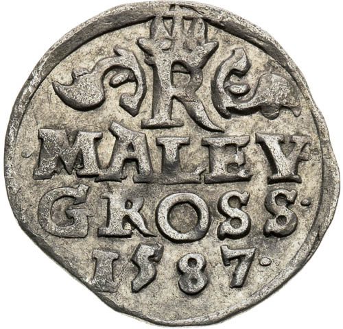 Malý groš 1587 - reverz