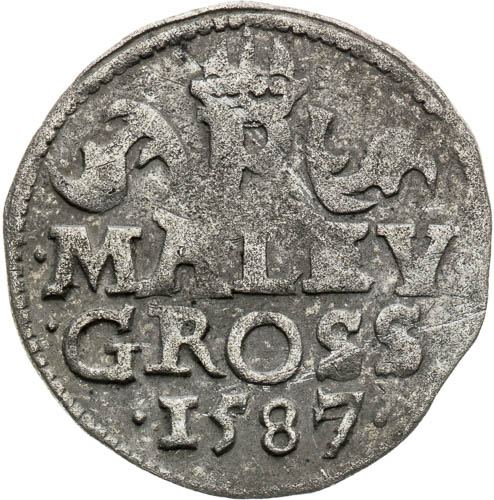 Malý groš 1587 - reverz