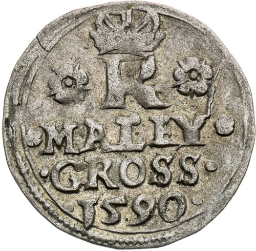 Malý groš 1590 - reverz