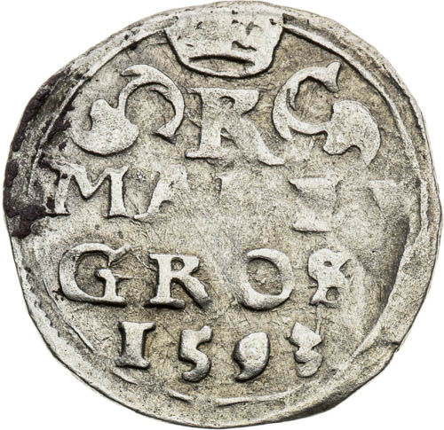 Kleingroschen 1593 - back