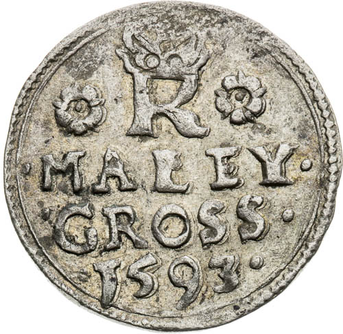 Kleingroschen 1593 - back