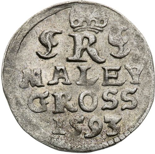 Malý groš 1593 - revers