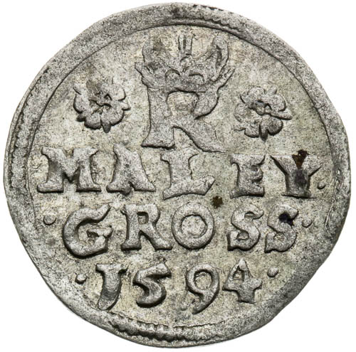 Malý groš 1594 - revers