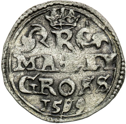 Malý groš 1599 - revers