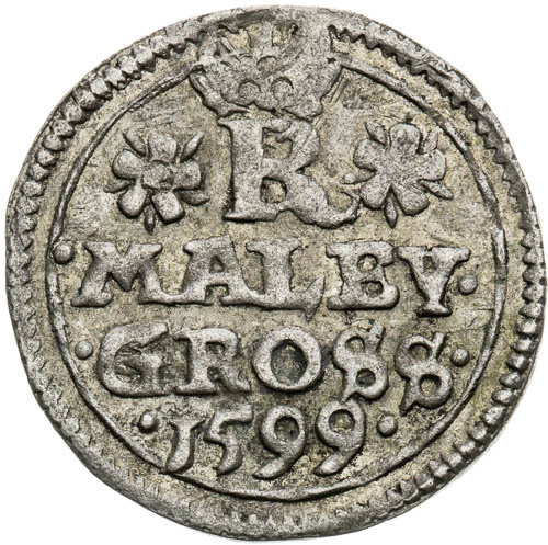 Malý groš 1599 - revers