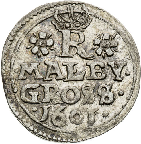 Malý groš 1601 - revers