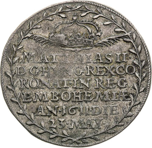 Silver token 1611 - front