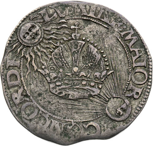 Silver token 1612 - back
