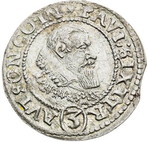 3 Krejcar 1618 - avers