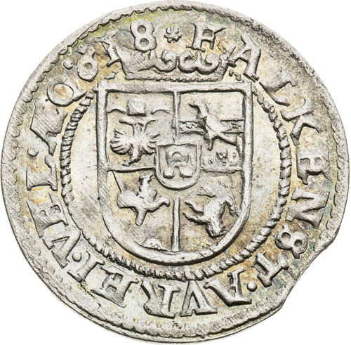 3 Krejcar 1618 - revers