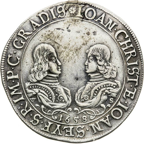 1/2 Tolar 1658 - avers