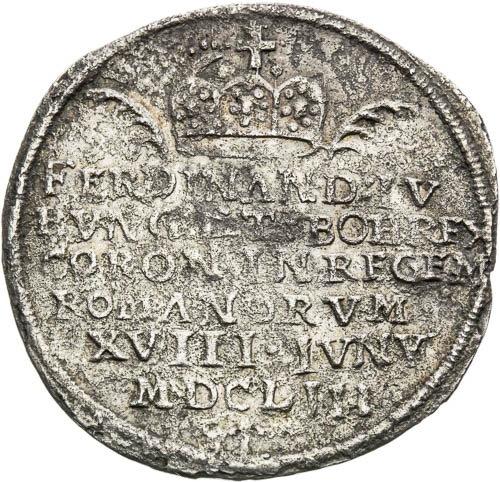 Silver Token 1653 - front