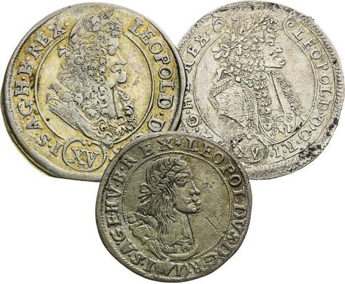 XV Kreutzer (2 pcs), VI Kreutzer (1 pcs) - front