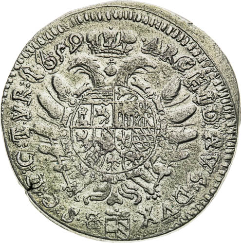 XV Kreutzer 1659 - back