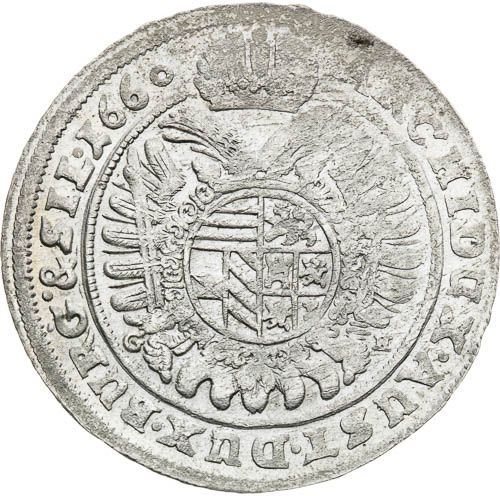 XV Kreutzer 1660 - back