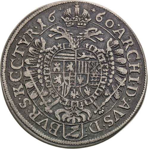 XV Kreutzer 1660 - back