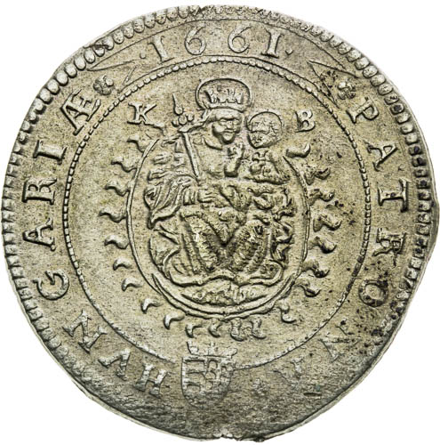 XV Kreutzer 1661 - back