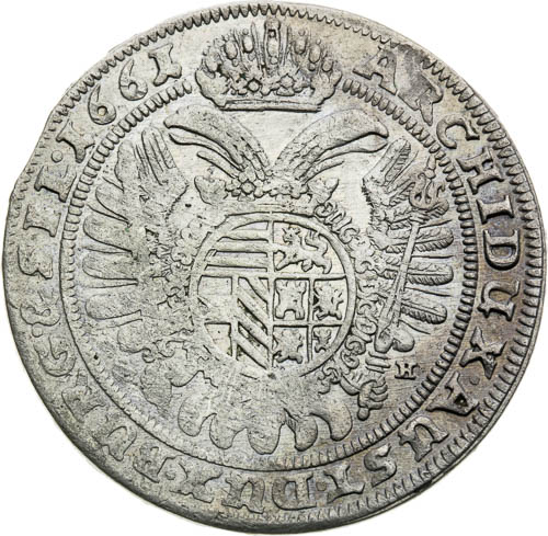 XV Krejcar 1661 - revers
