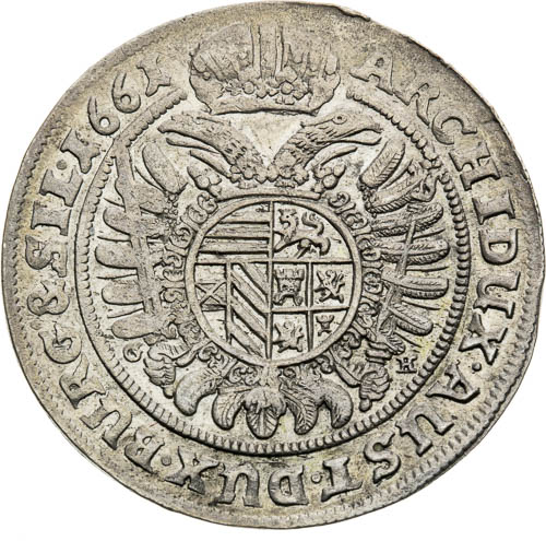 XV Krejcar 1661 - revers