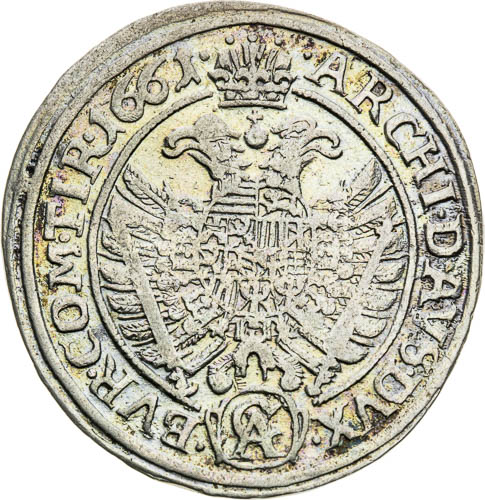 XV Krejcar 1661 - revers