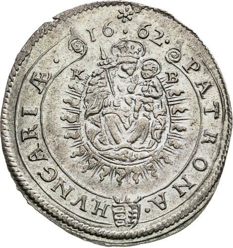 XV Krejcar 1662 - revers
