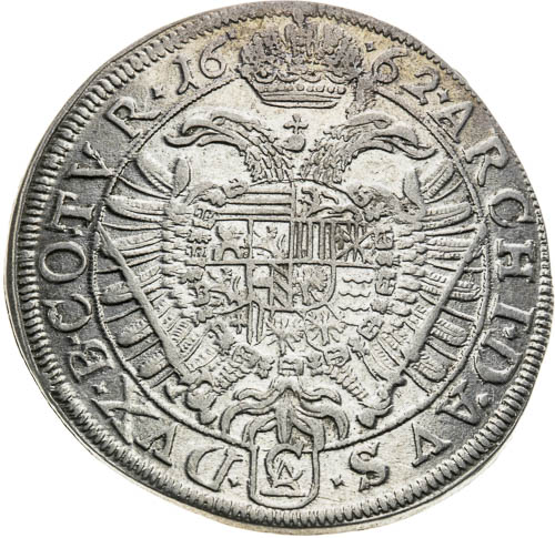 XV Krejcar 1662 - revers