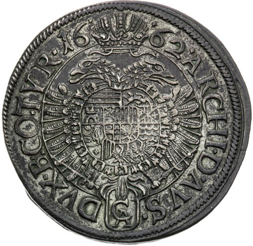 XV Krejcar 1662 - revers