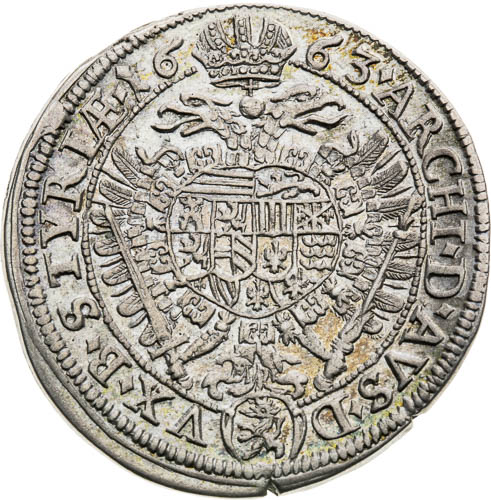 XV Kreutzer 1663 - back