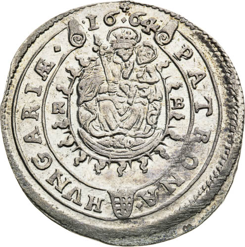 XV Kreutzer 1664 - back